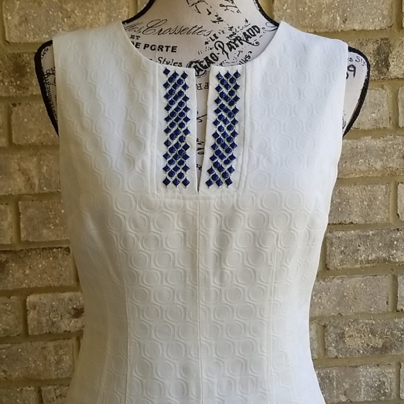 Beautiful Ann Klein Dress White Sz 2 - Picture 2 of 8